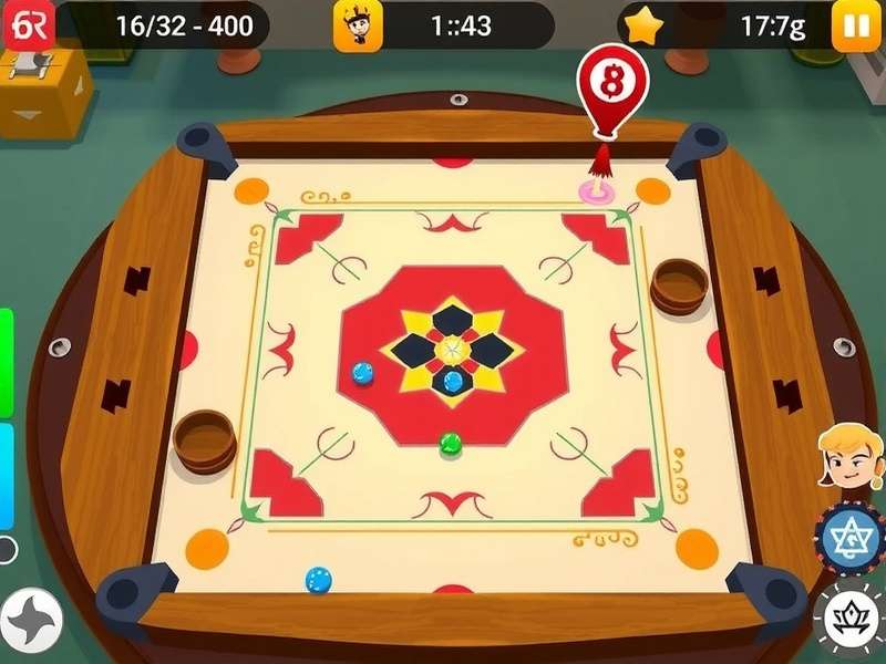 Carrom Turbo Edition gameplay screenshot