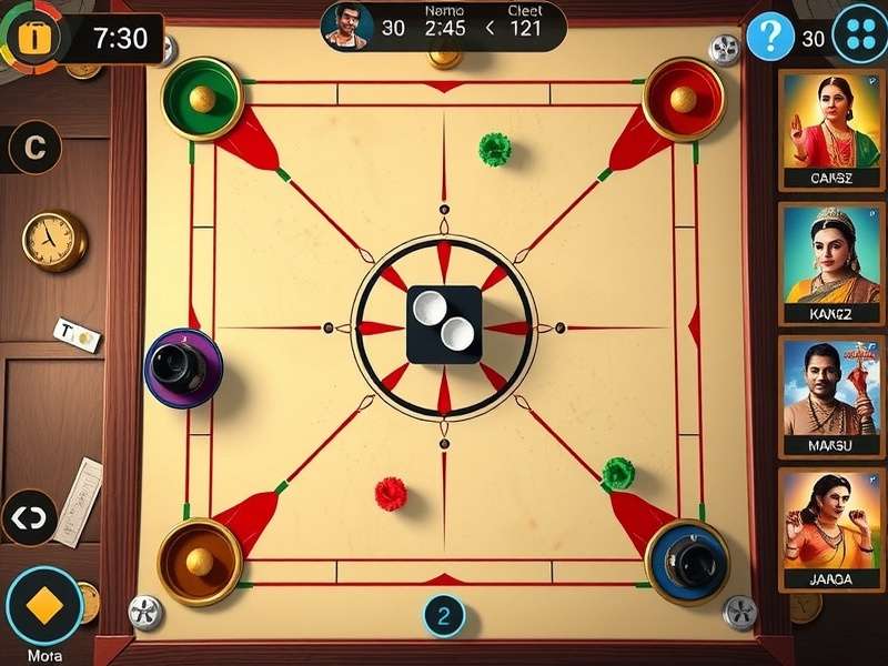Carrom Turbo Edition multiplayer mode